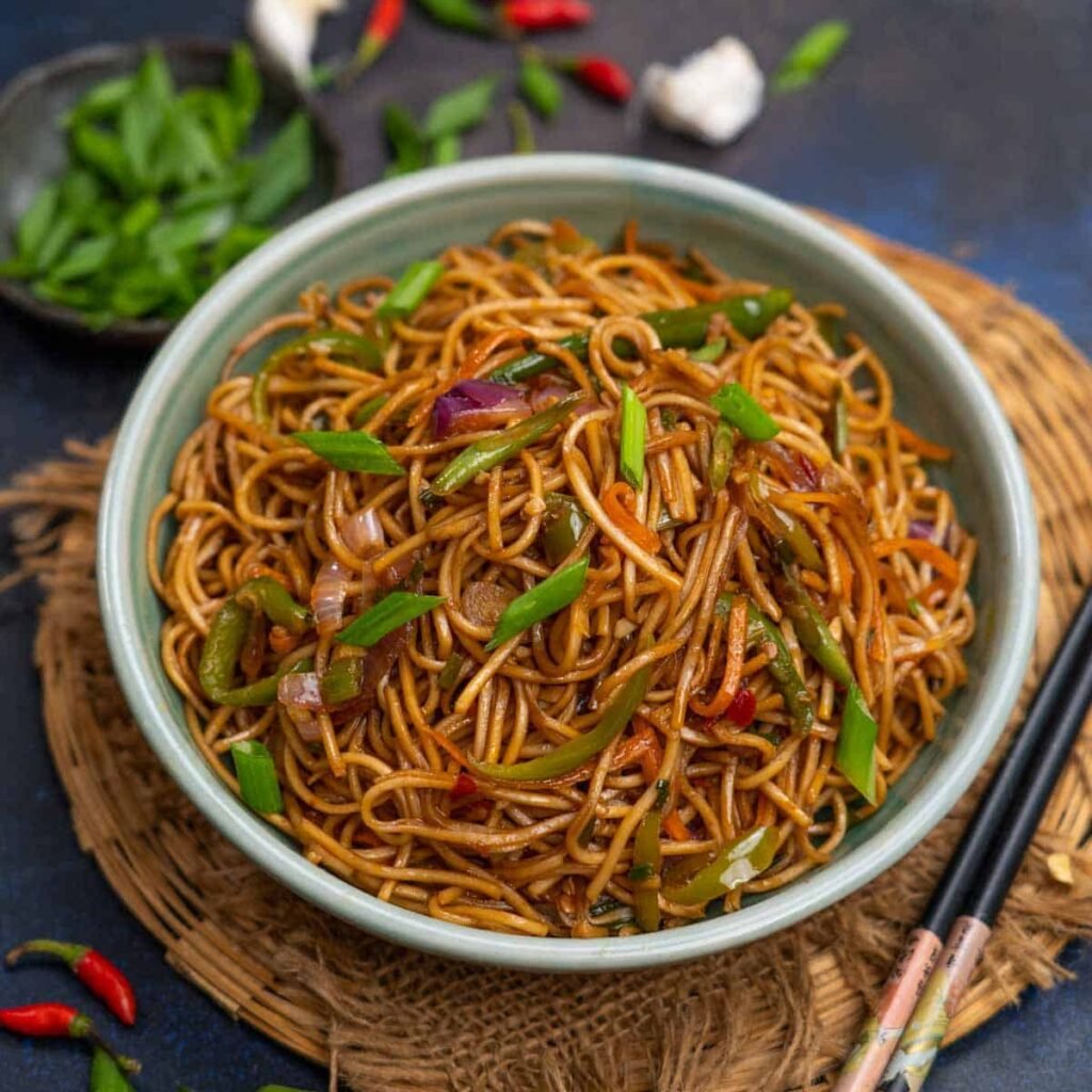 CHILLY GARLIC NOODELS
