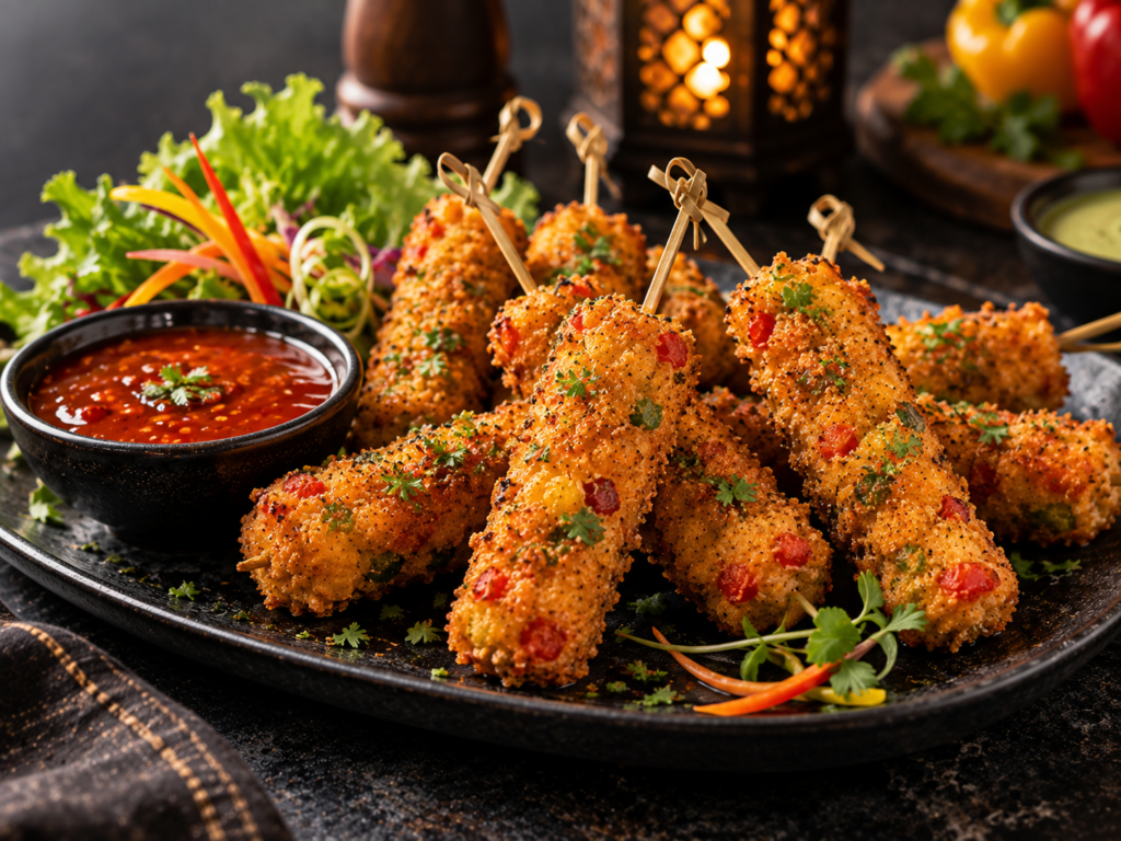 CRISPY VEG COCKTAIL STICKS