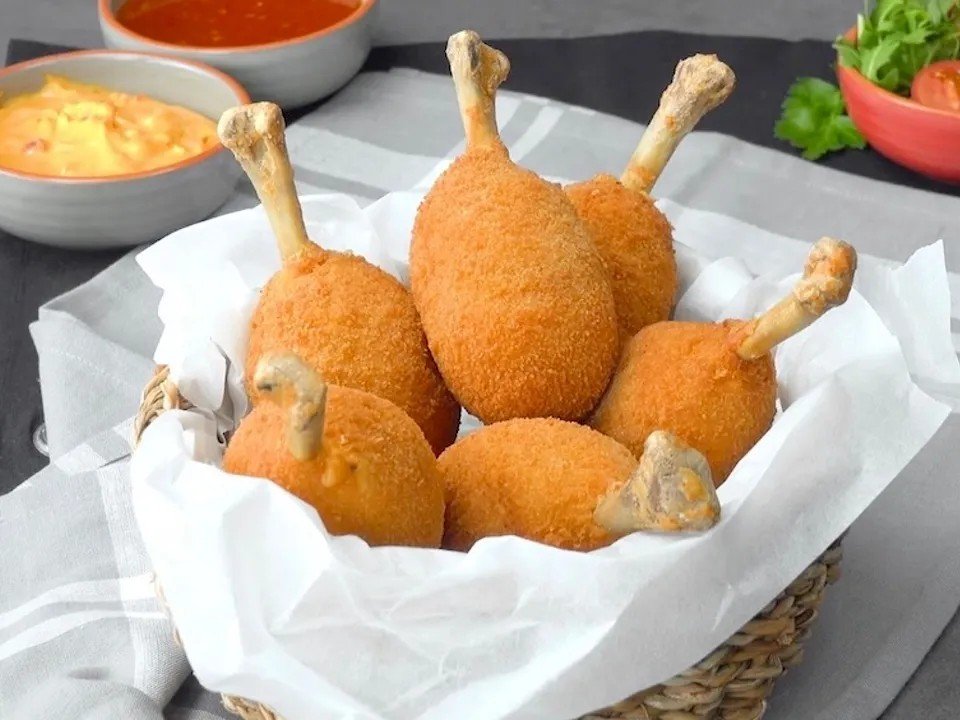 CHICKEN CHEESEY DRUMSTICKS