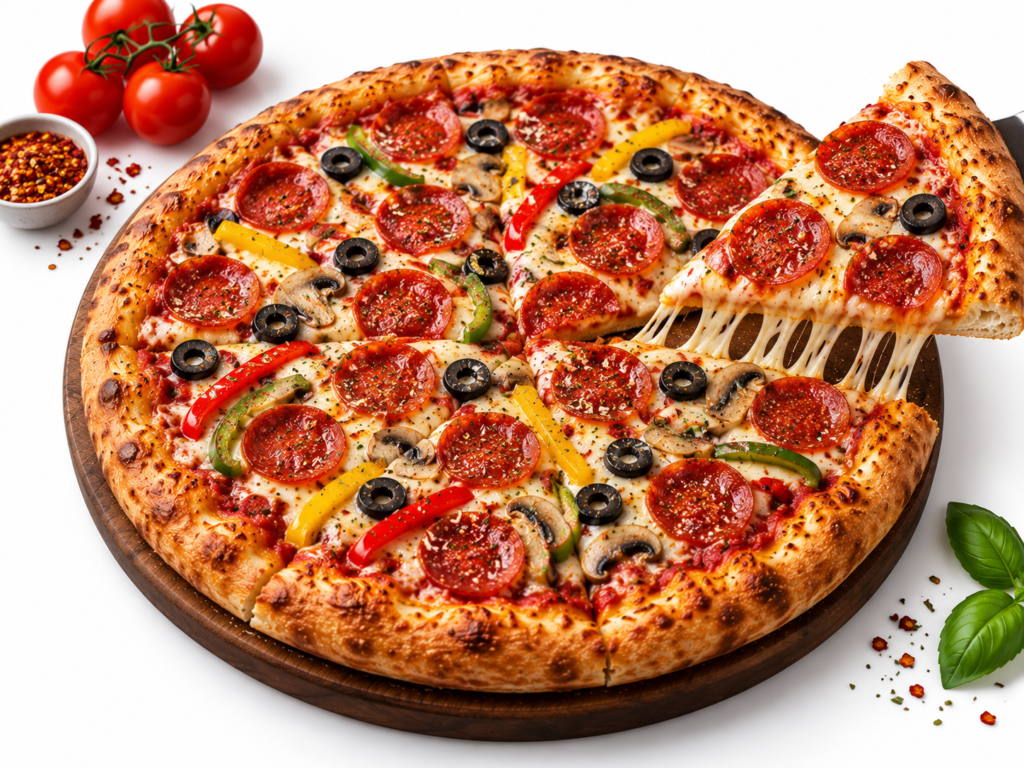 BARBADOS PEPPERONI FUN FEAST PIZZA