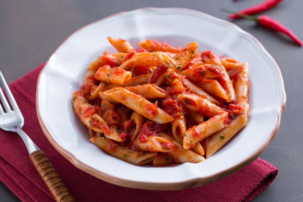 PENNE ARRABBIATA OR ALFREDO