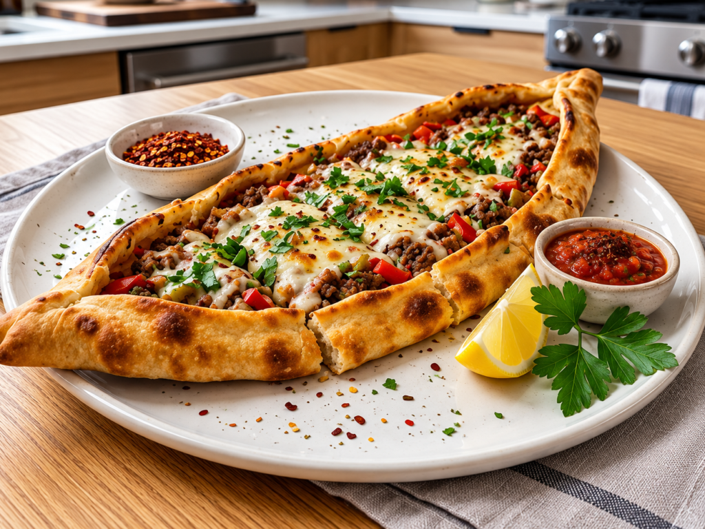 TURKISH STYLE CHICKEN PIZZA